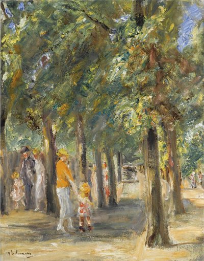 Tiergartenszene von Max Liebermann